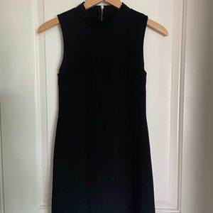 Topshop Black Sleeveless Scuba Dress Size 4